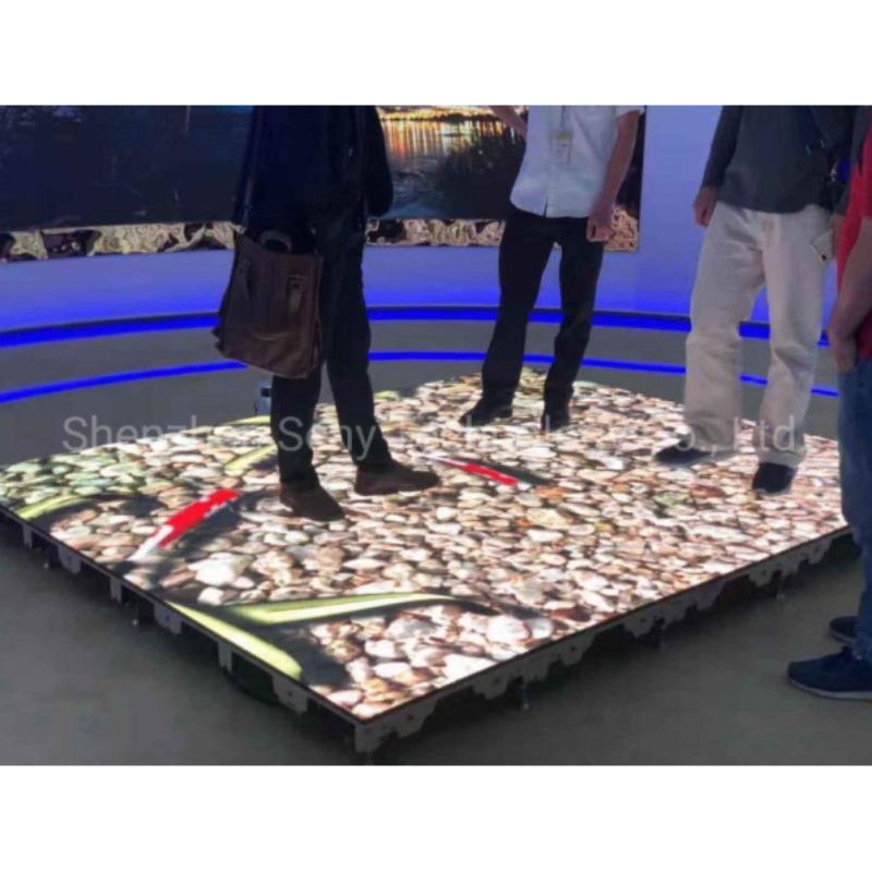 P3.9 Video Display Tiles Interactive LED Dance Floor for Stage Performance