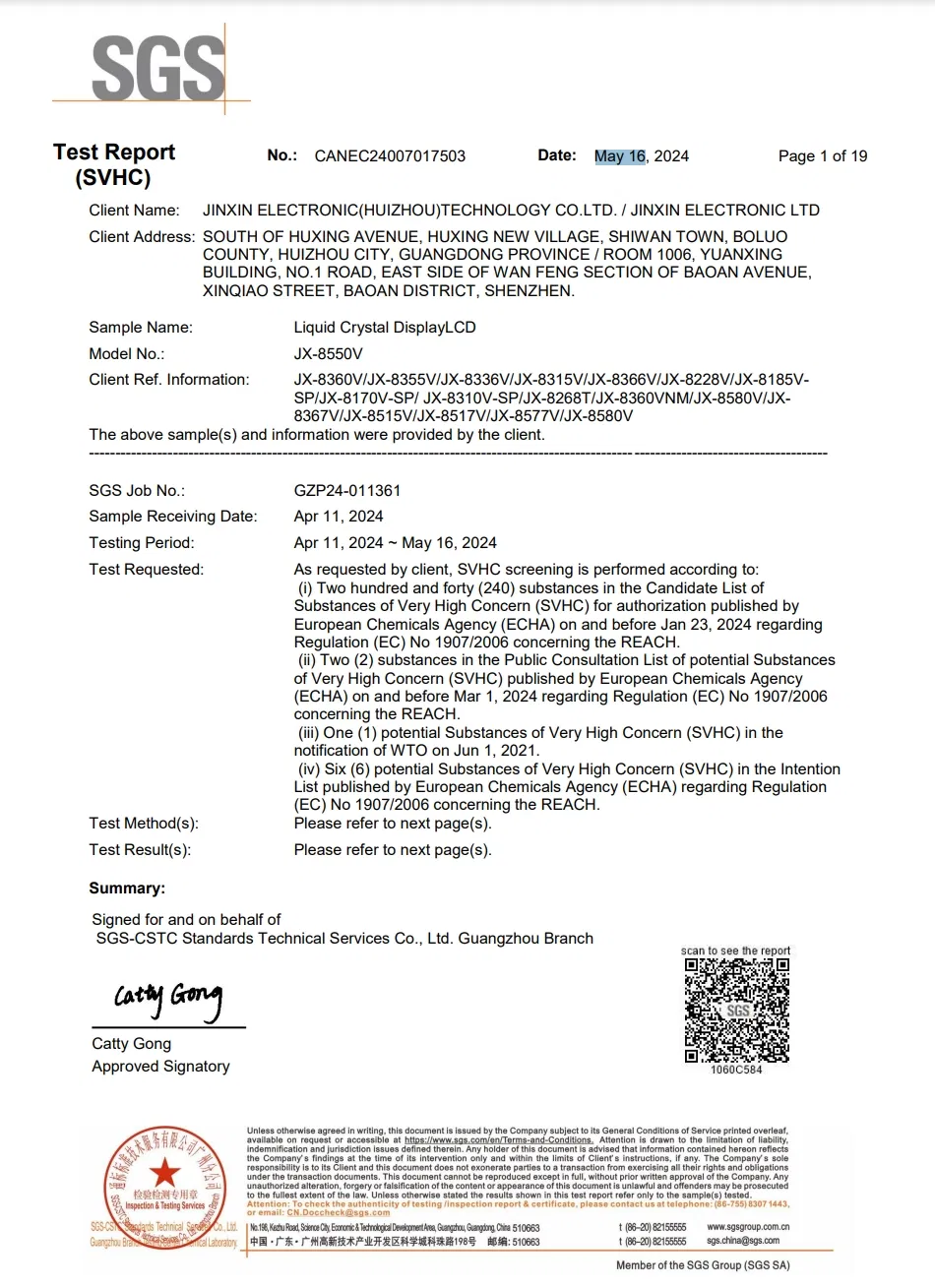 Environmental Certificate