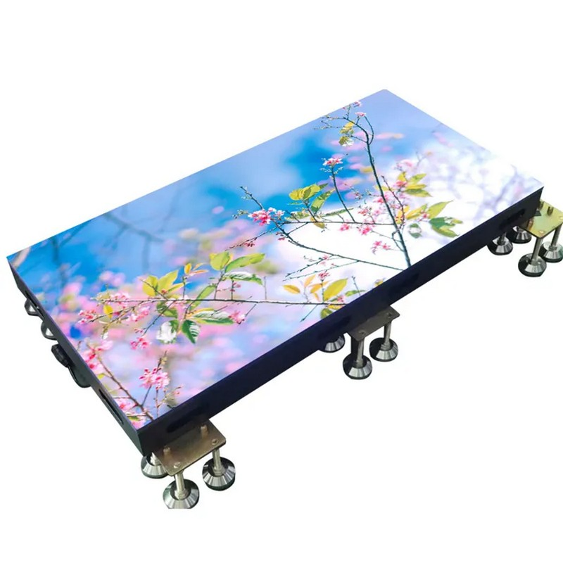 Waterproof Digital Interactive Dance Floor LED Display Full-Color LED Floor Tile Screen Video Wall P3.91 IP65 Sdk Full Color