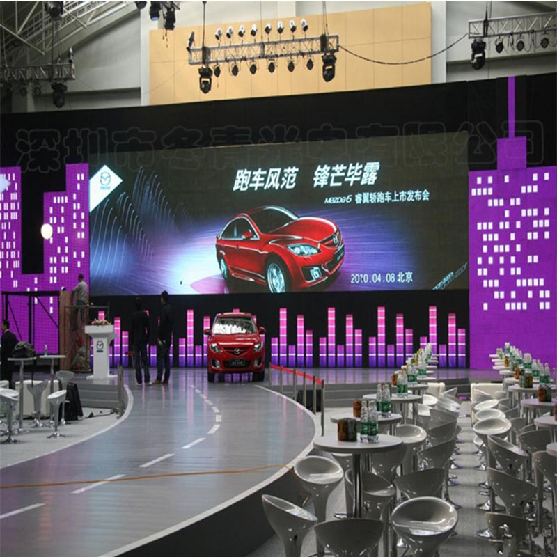 P2.6 Indoor Creative 3D Advertising Capacitive TV LED Video Wall Display for Front Service