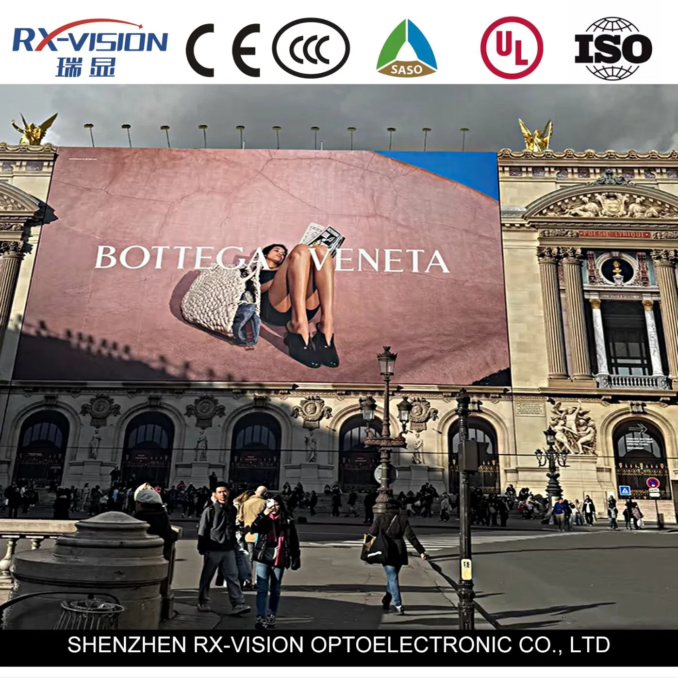 Outdoor High Brightness P6.67 Fixed LED Billboard Display Outdoor LED Video Wall Screen