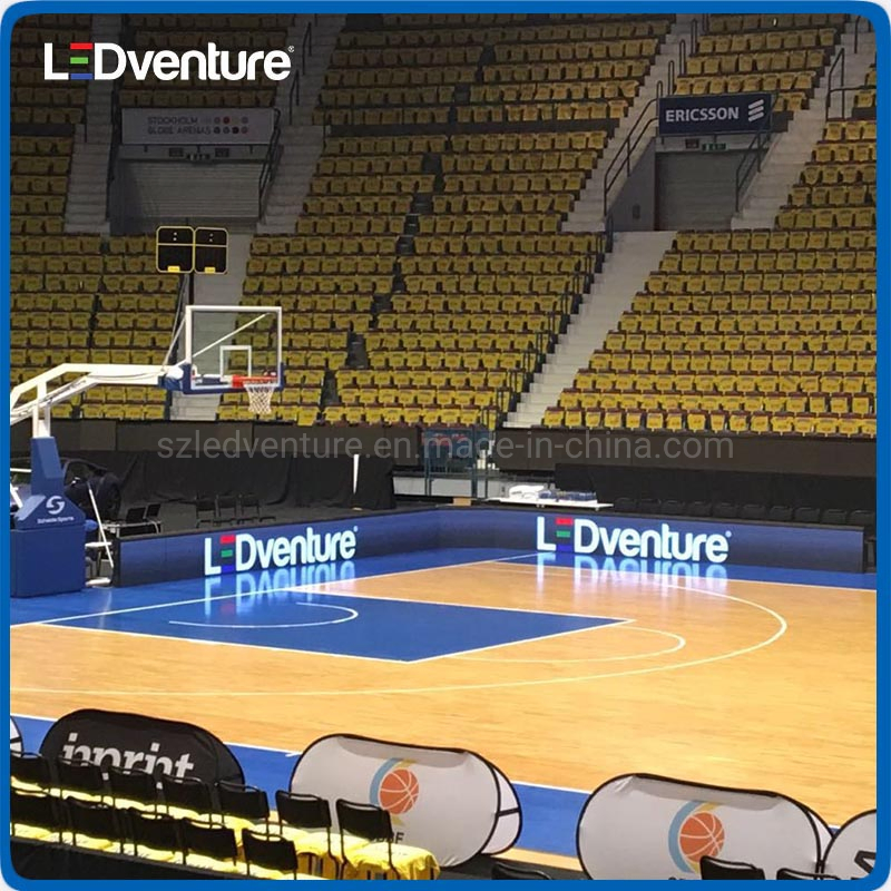 P10 Sports Electronic Scoreboard Advertising Stadium Perimeter Giant 3D Cube Screen Indoor LED Display Manufacturer