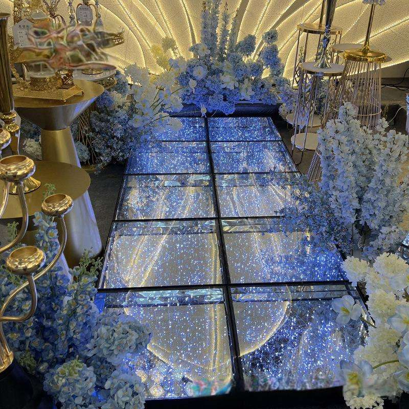 3D Effect LED Dance Floor Magnetic Panel Pista De Baile LED Projection Lights Display