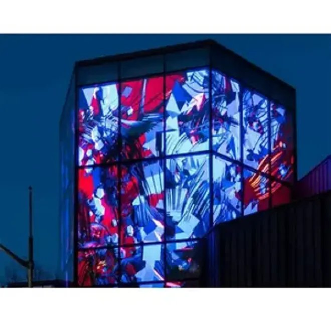 HD P10.4 Transparent LED Screen for Car Showroom 4s Shops Glass Window Mall