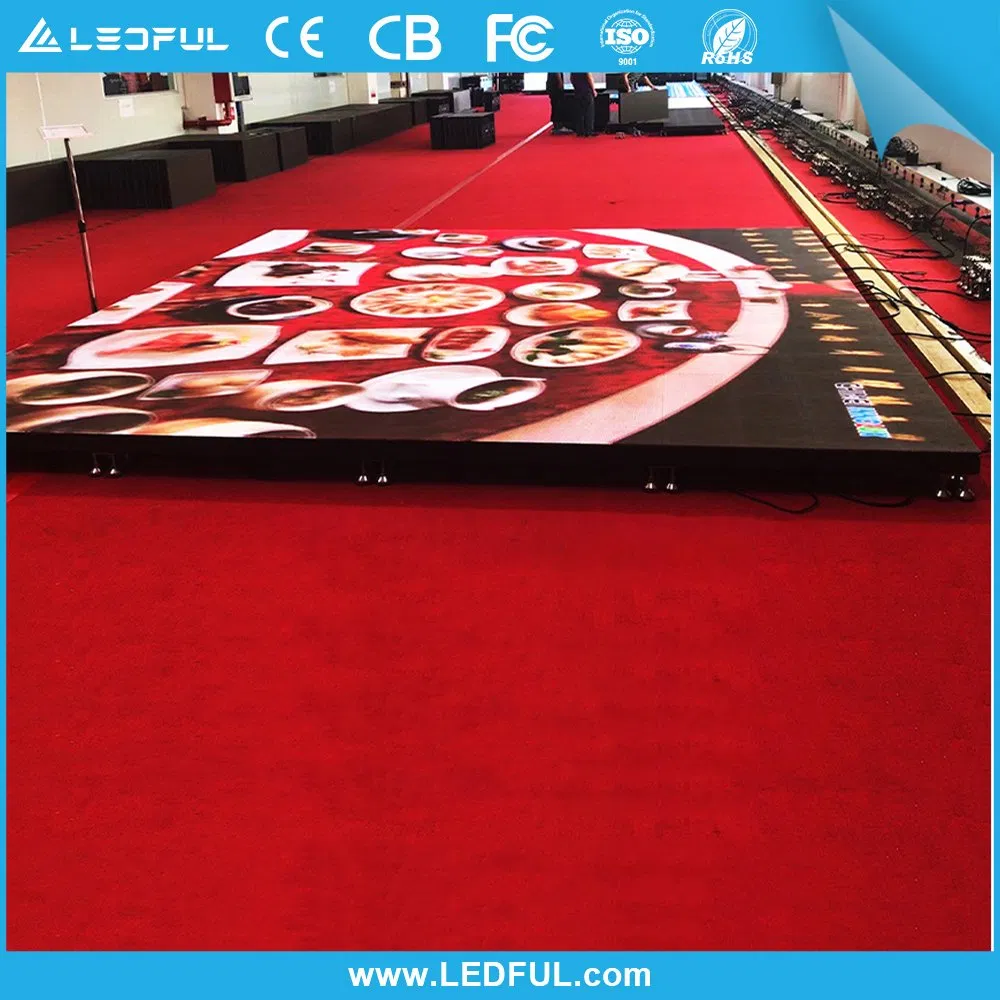 Fashion Promotional Interactive LED Dance Floor Panels Display for DJ/Disco/Party/Music