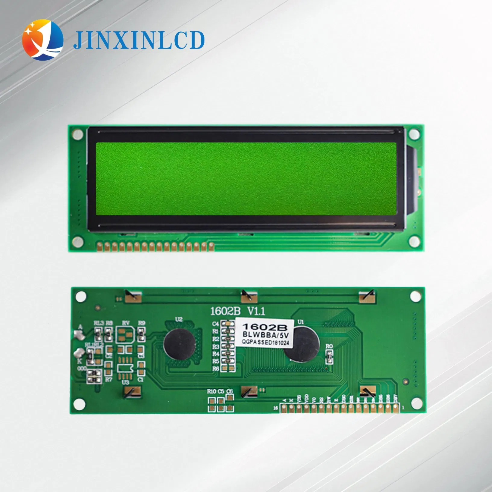 Monochrome COB 1602 Character 5V LED Backlight Splc780d IC 16X2 LCD Display