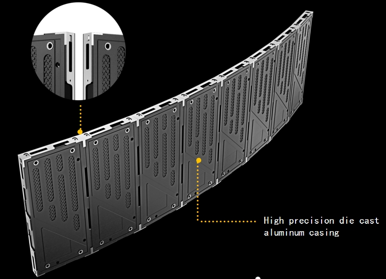 Flexible Small Pixel Pitch 4K 8K P1.25 Indoor Seamless Fixed LED Video Wall Display COB LED Module Panel 0.9mm LED Curved Screen