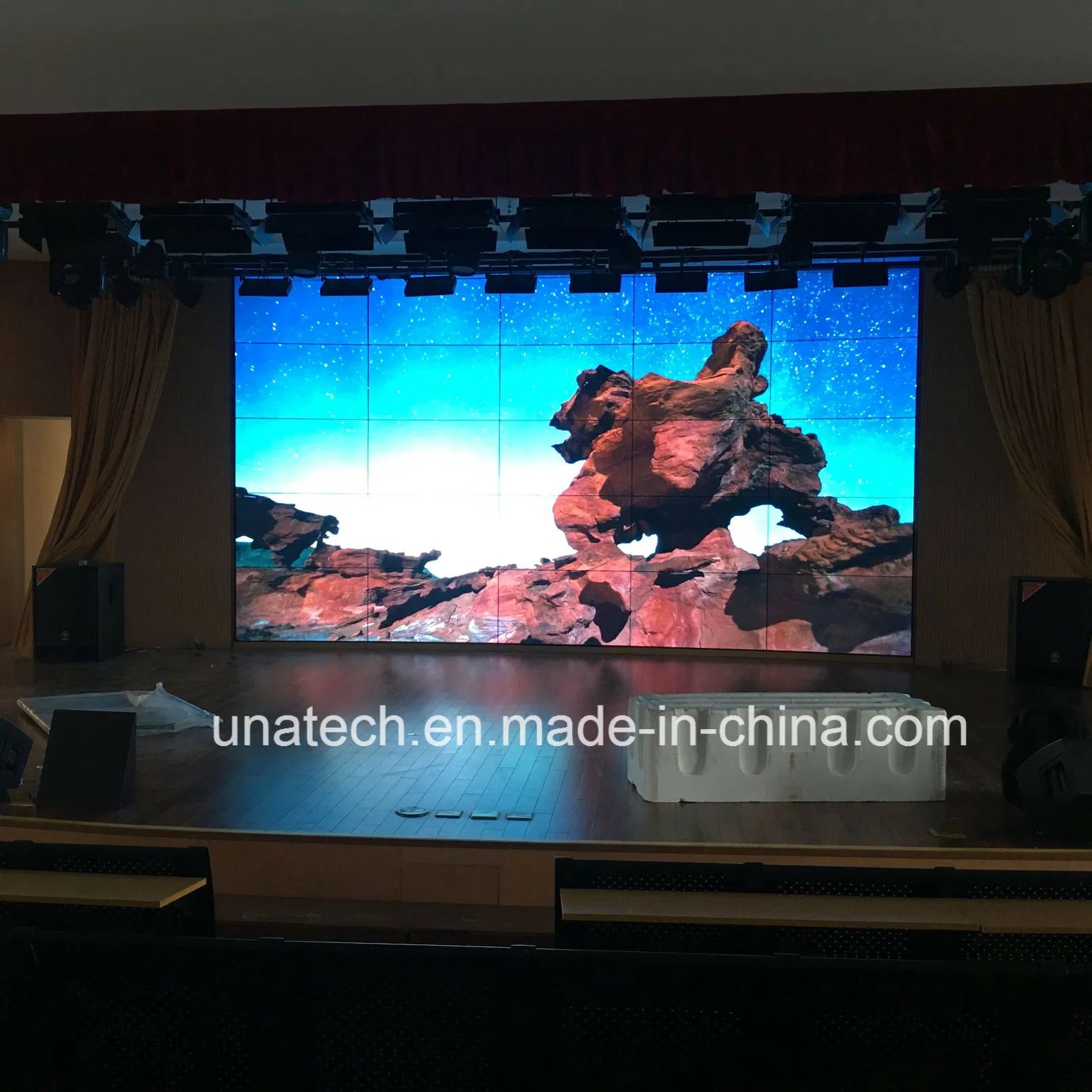 Indoor 49inch Wall Display Screen LED Panel Video Wall for School Education