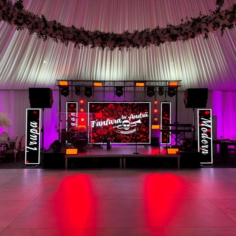 Indoor Rental LED Display Panels P2.9 P3.91 Full Color Digital Signage for Stage Backdrop LED