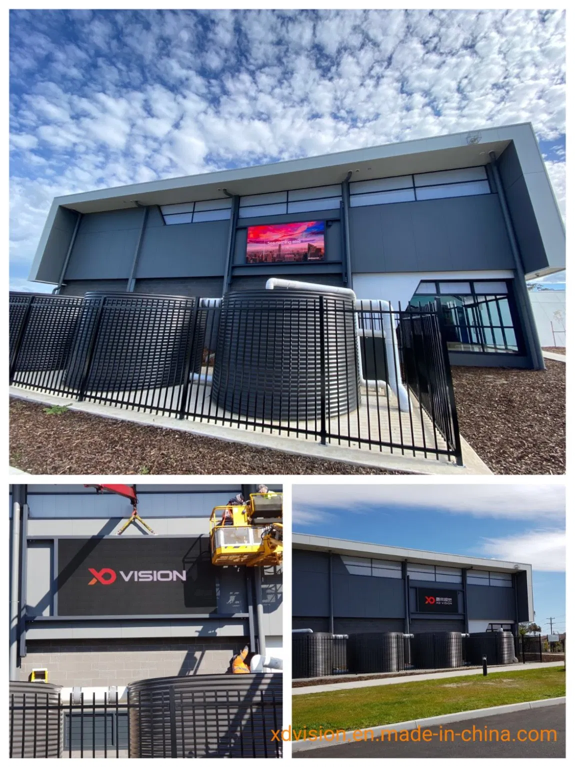 Full Colour Sports Stadium Perimeter LED Advertising Board Front Maintenance Service Outdoor LED Screen Display