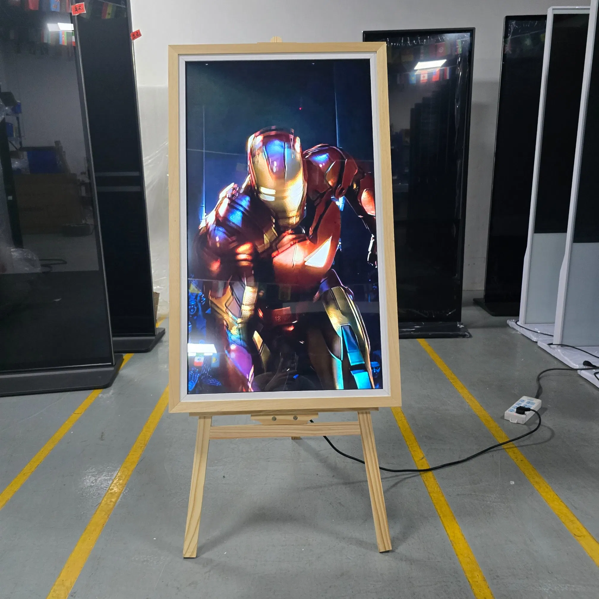 21.5/27/32/43/55-Inch Ultra-Slim 4K Frame Digital Signage: Elegant Gallery-Style Commercial Display for Premium Advertising &amp; Digital Decoration