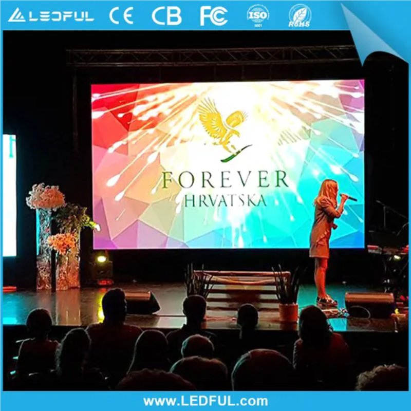 Commercial Digital Signage P3.91 Full Color 3840Hz LED Video Wall LED Display