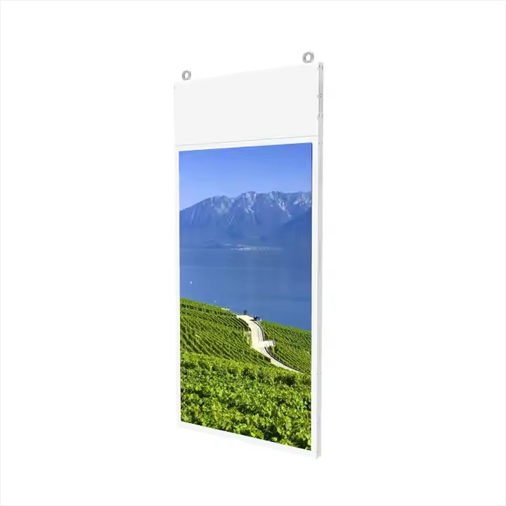 Indoor Wall Mount LCD Monitor Commercial Elevator Advertising Display Screen Smart TV Digital Signage Double Side Advertising LED Display