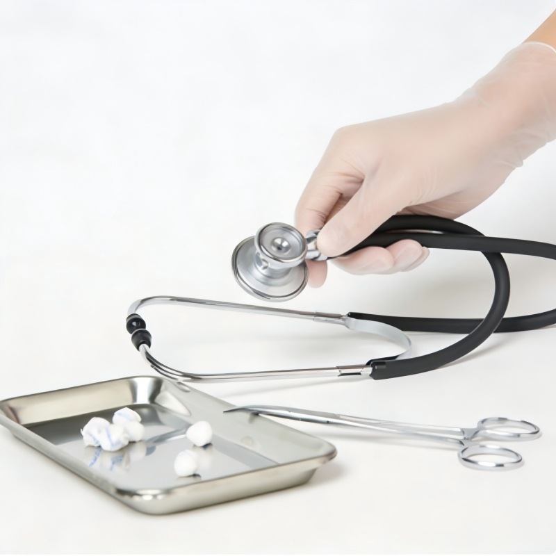 4.5g Powder Free/Powdered Disposable Vinyl Gloves for Food Processing, Hospital, Cleaning