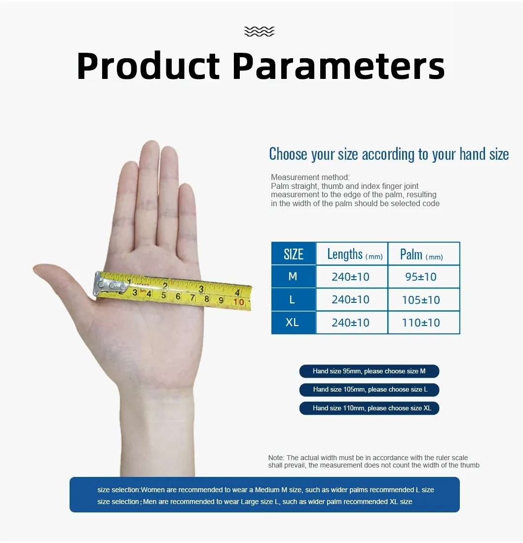 Nitrile Safety Gloves Detail 1