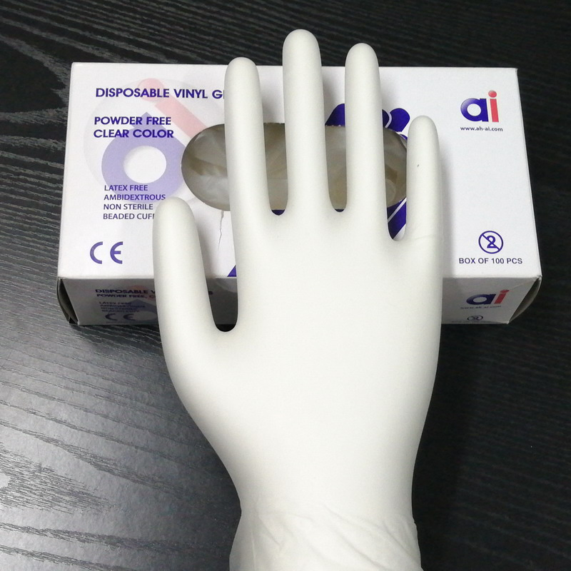 Powder Free and Powdered Disposable Nitrile/Latex/Vinyl Gloves with Good Price