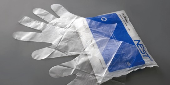 High Quality Eco-Friendly Disposable Lab Use Transparent PE Gloves