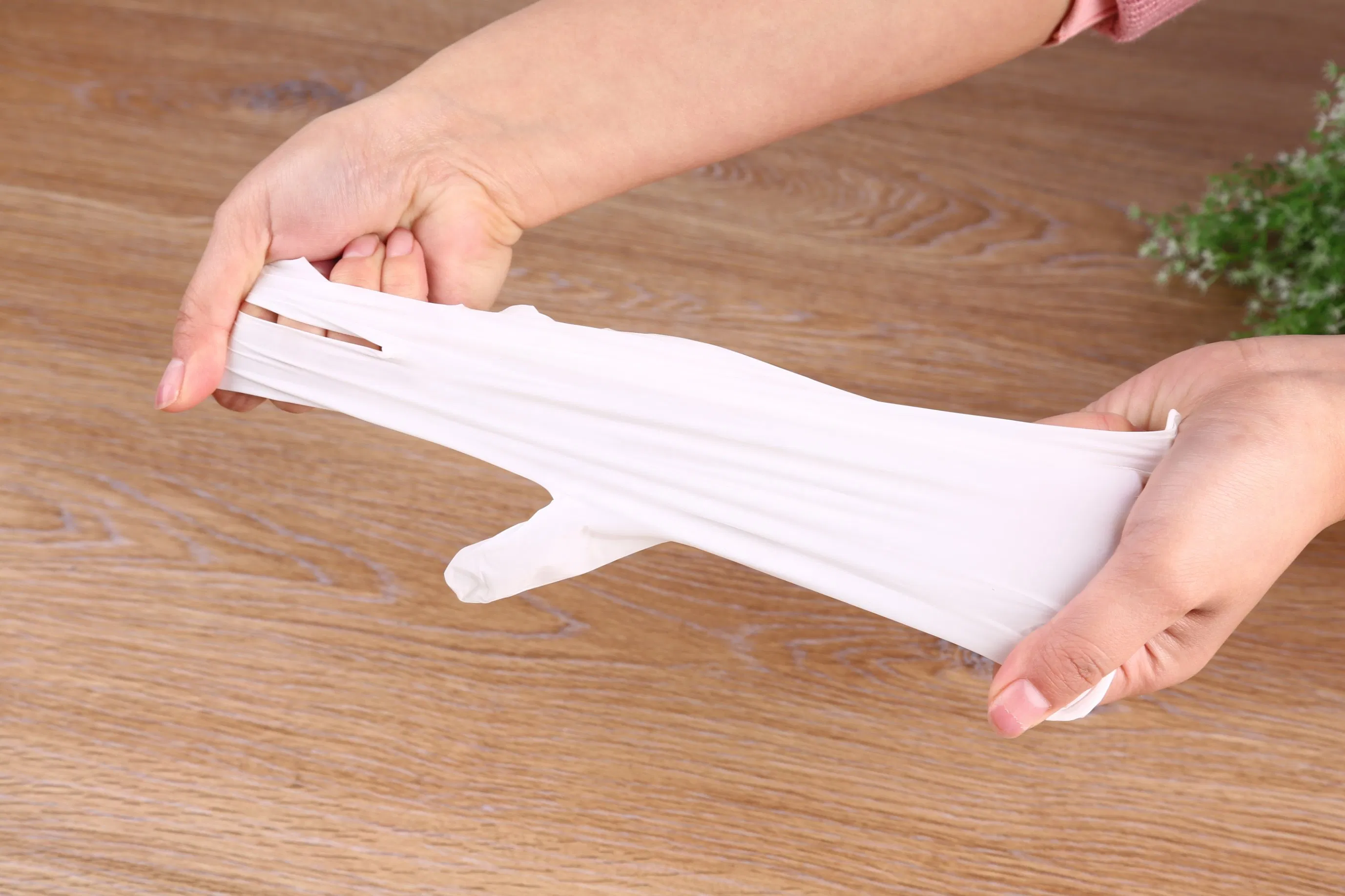 CE Grade Medical Examination Vinyl Glove Powder-Free