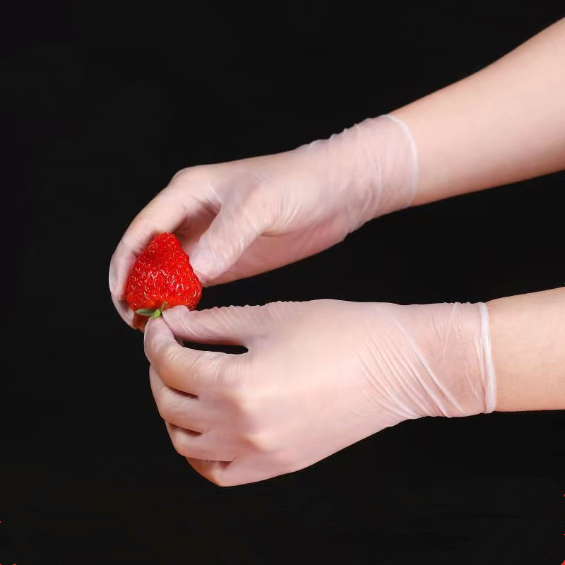 Wholesale Food Handling PE Plastic HDPE Disposable Gloves PE Disposable Gloves
