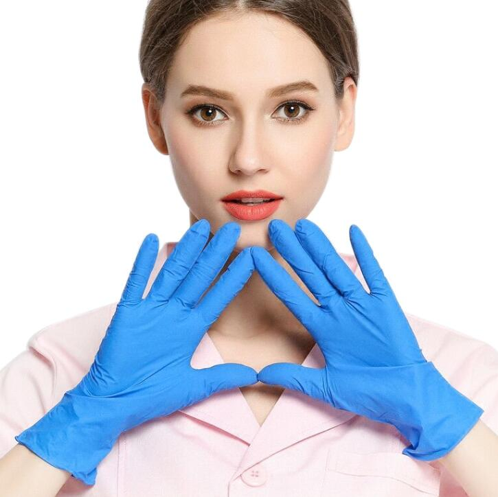 Malaysia Factory Safety Disposable Blue Heavy Duty Work Examination Nitrile/Vinyl/PVC/Rubber/Latex/ Gloves