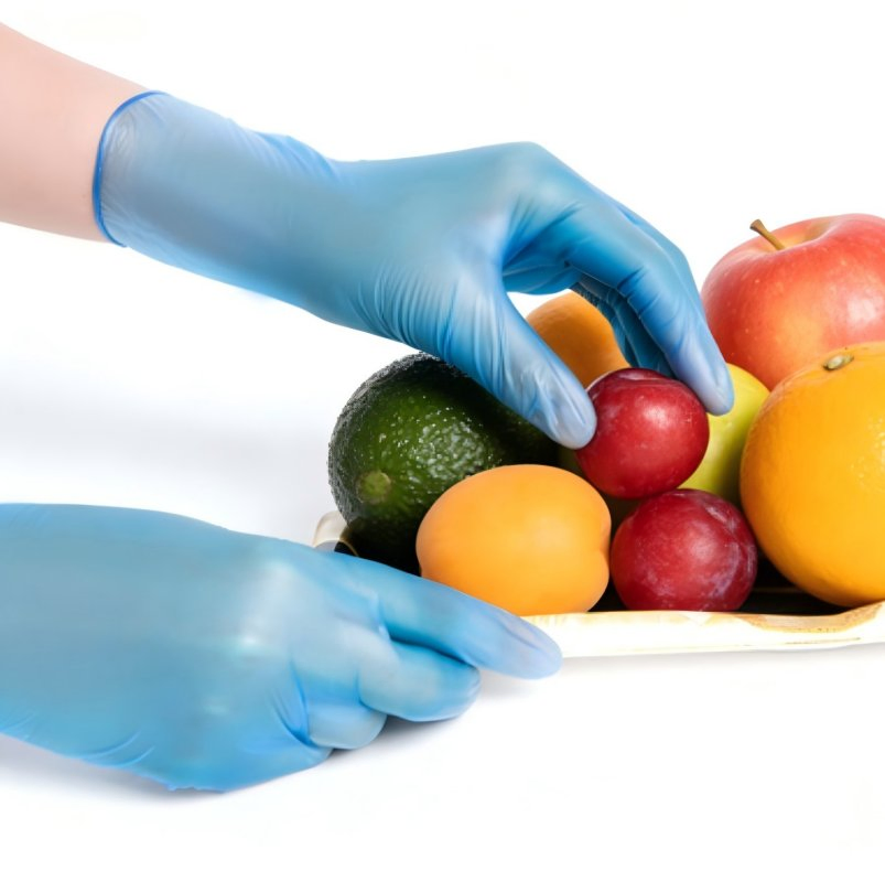 Blue, Clear, Black, White, Transparent Color Powdered/Powder Free Disposable Vinyl PVC Gloves 4.0g 4.5g 5.0g