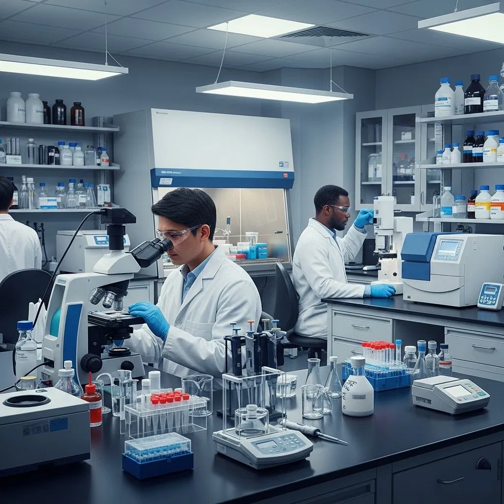 Laboratory Use Powdered Exam Gloves Disposable Nitrile Gloves Manufacturer