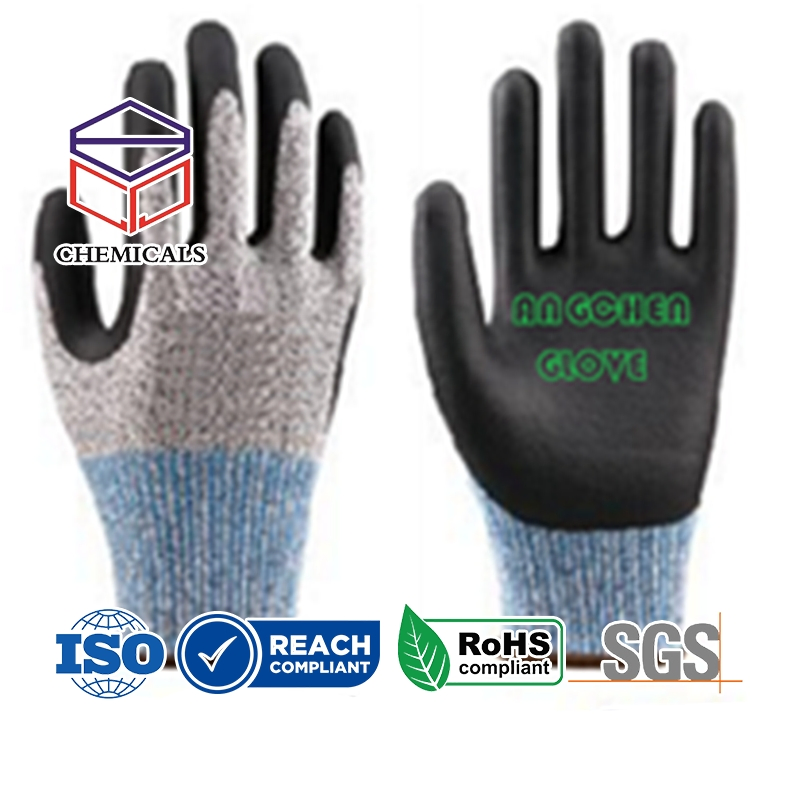 Nitrile Foam Latex Nylon Waterproof Chemical Resistant Cut Resistant Safety Electrical Work Workplace Workforce Workwear Labor Industrial Work Working Glove