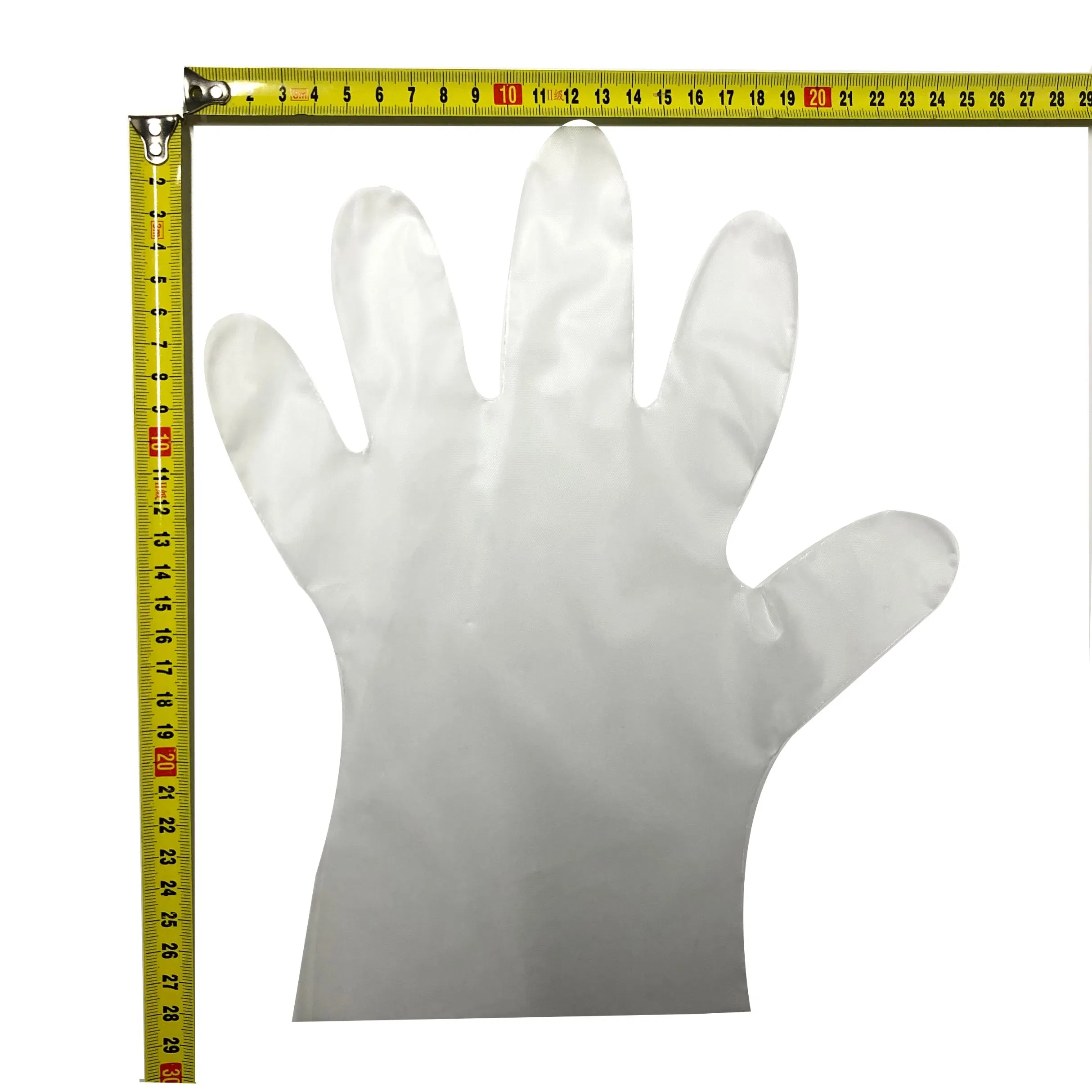 Biodegradable PE Eco Friendly Clear Blue Disposable PE Black Gloves