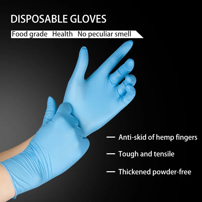 Black Nitrile Gloves