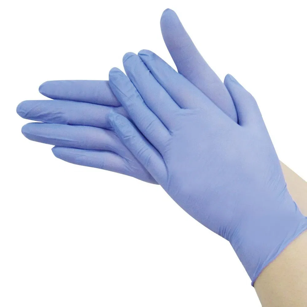 Disposable Powdered Examination Nitrile Glove