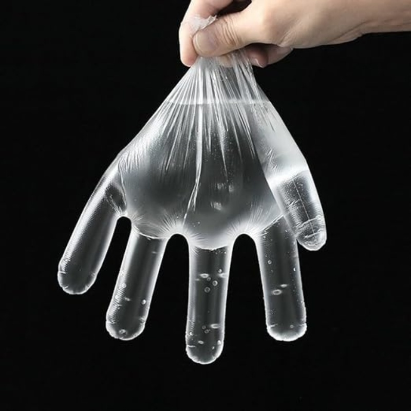 Disposable Multi-Purpose PE Clear Gloves for Food Handling Kitchen Gloves