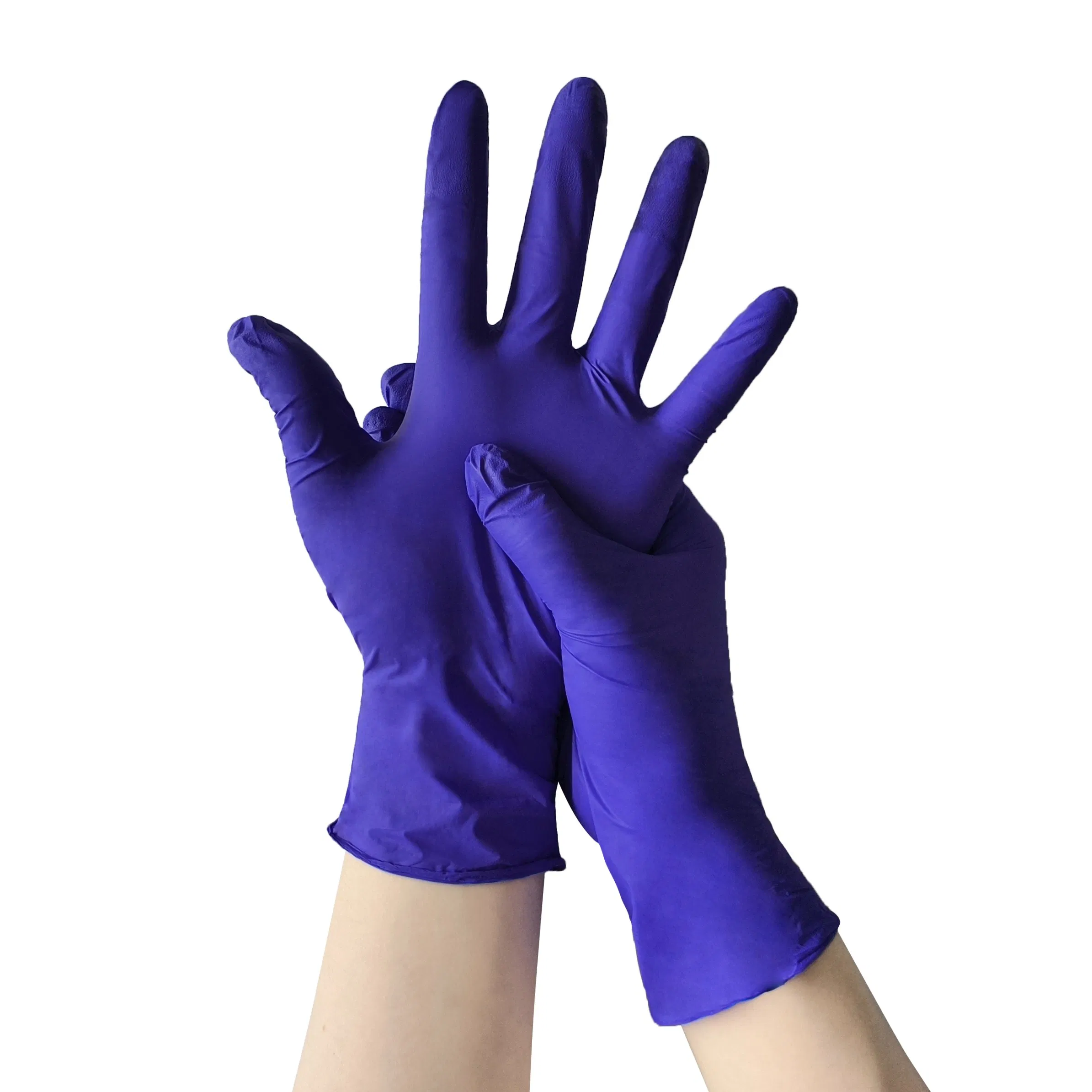 3mil Disposable Nitrile Gloves for Gardening, Textured Fingertips for Non-Slip Grip, Waterproof &amp; Powder-Free, Cobalt Blue
