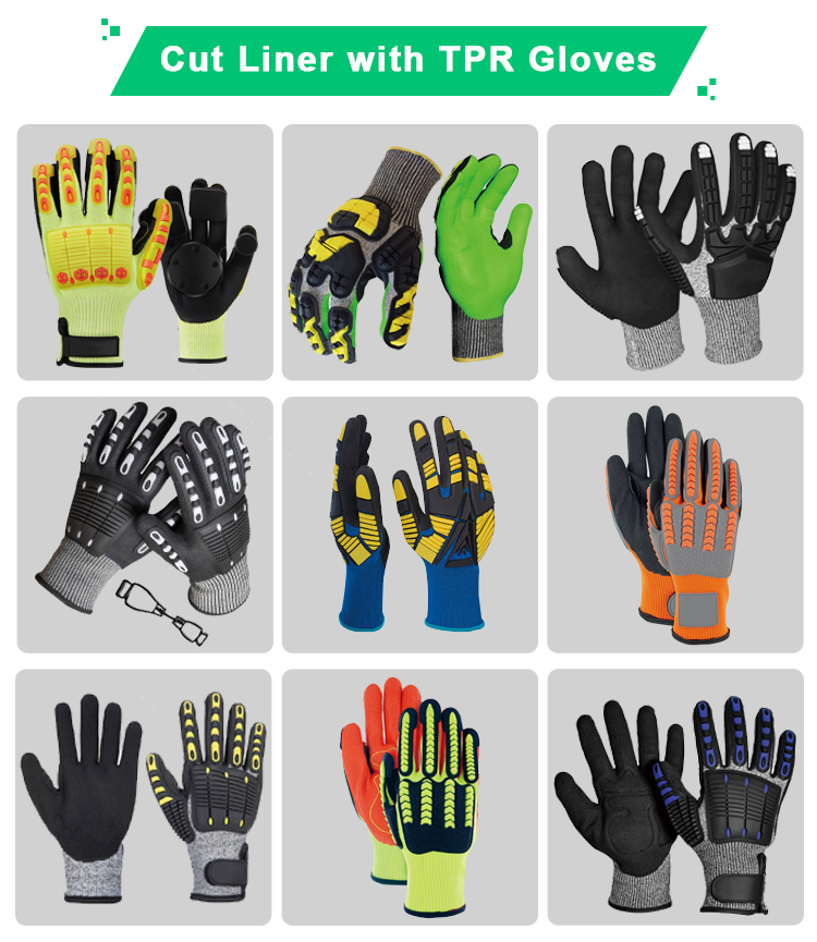 Biodegradable Safety Work Home Garden Eco Friendly Hppe Protective Gloves