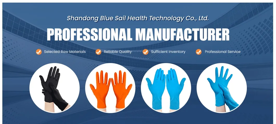 Disposable Vitrile Ambidextrous Nitrile Vinyl Glove