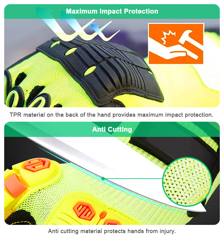 Biodegradable Safety Work Home Garden Eco Friendly Hppe Protective Gloves