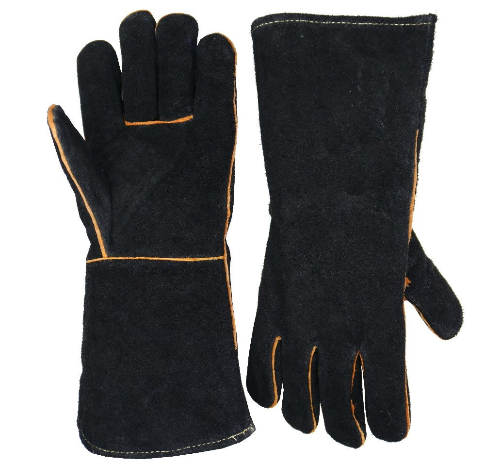 Working Gloves Long Cuff Welding Heat Protective Resistant