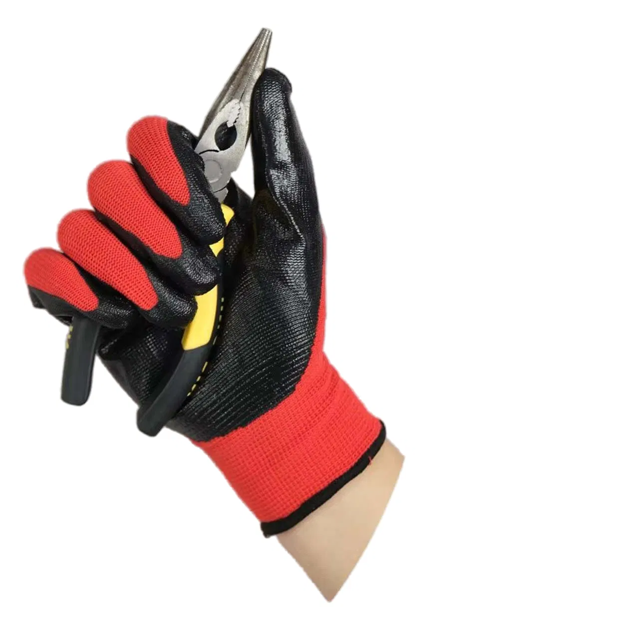 Industrial Heavy Duty Nitrile Gloves Strong Protection Against Oil and Chemicals