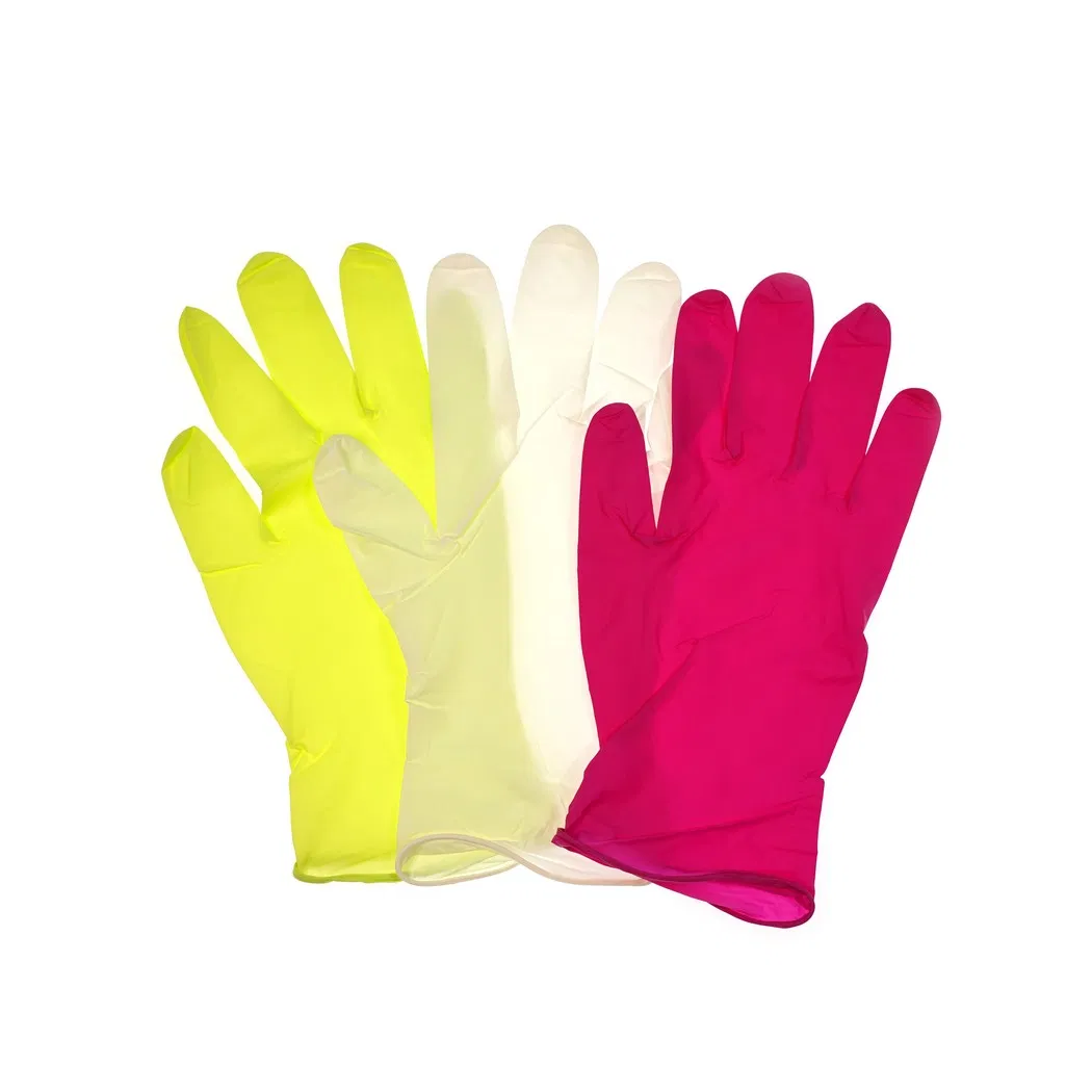 Orange Nitrile Gloves
