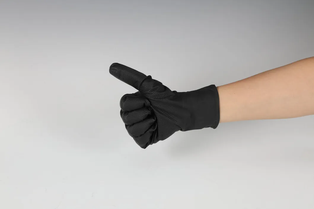 Diamond Texture Nitrile Glove 2