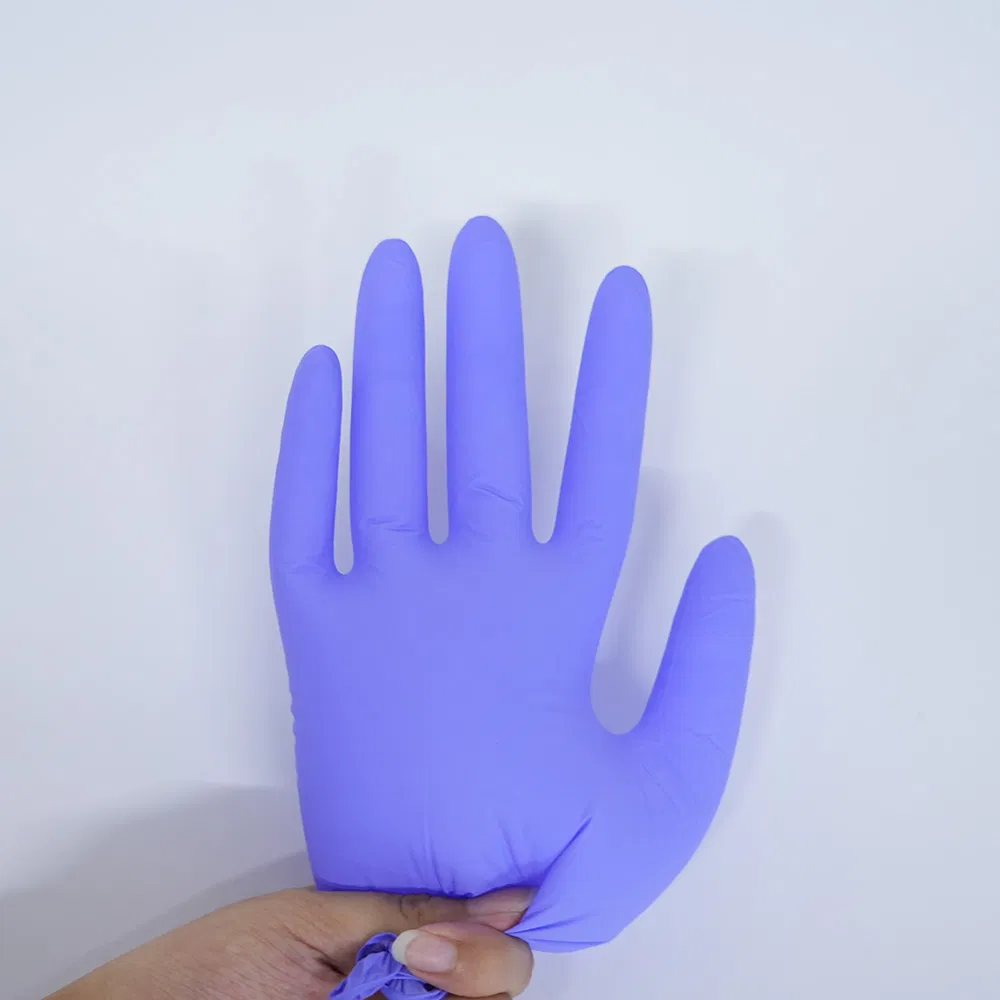 Biodegradable Disposable Gloves Eco Friendly Clear Blue Black Disposable PVC Vinyl Gloves