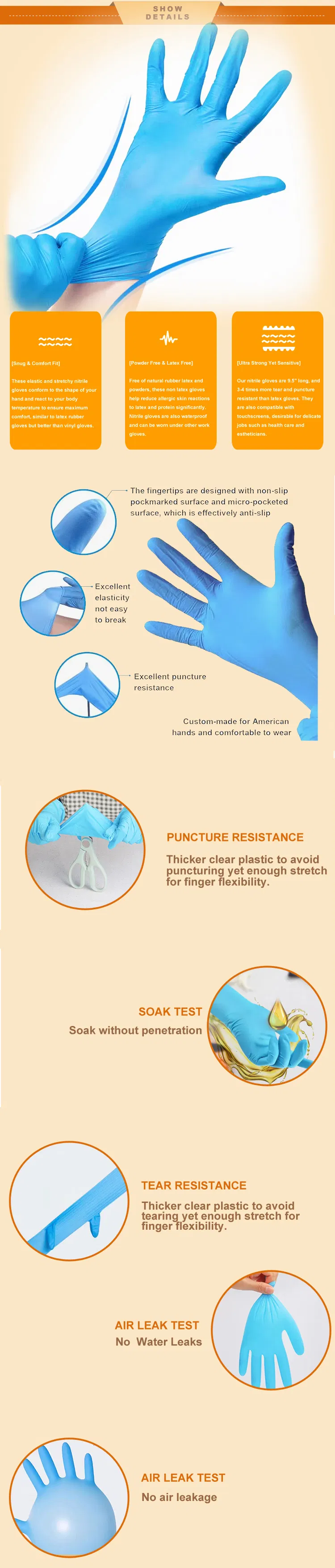 Non-Slip Latex Finger Cots