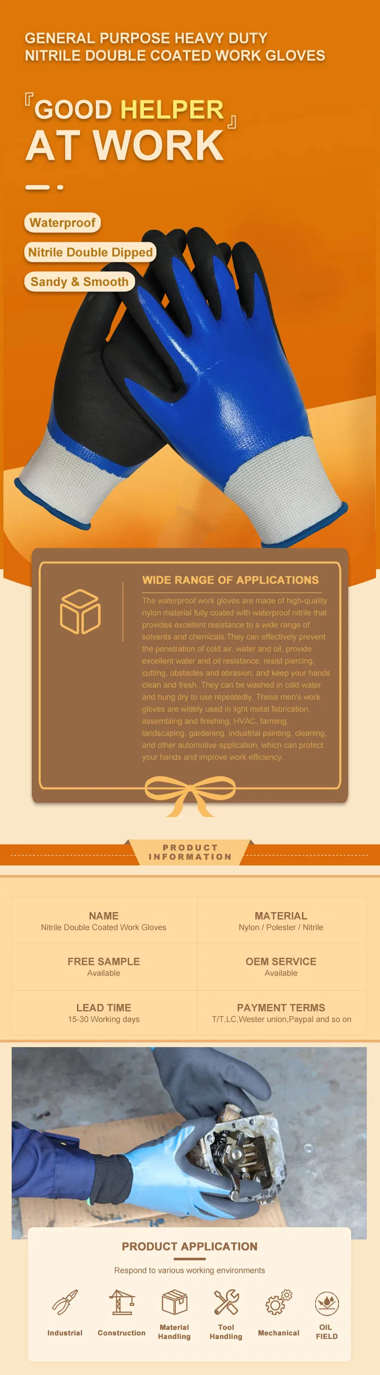 Waterproof Work Gloves