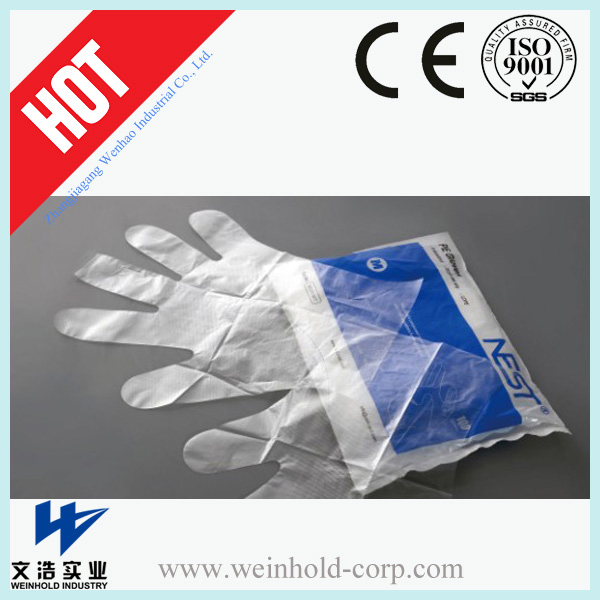 Protective Waterproof Disposable Isolation PE Food Handling Glove