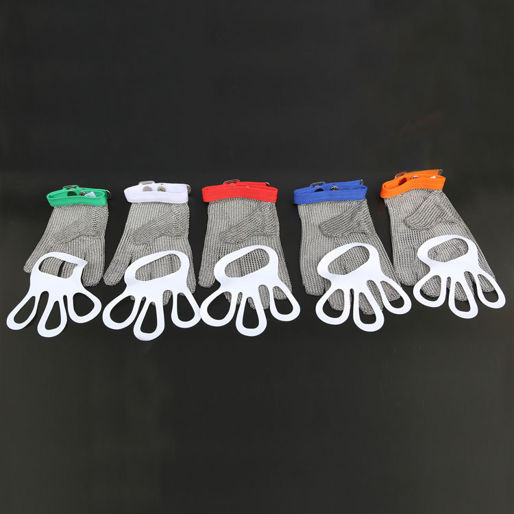 Cut Resistant Stainless Steel Metal Mesh Chainmail Gloves for Food Handling Meat Cutting Butchers Slicing Work Safety Gloves