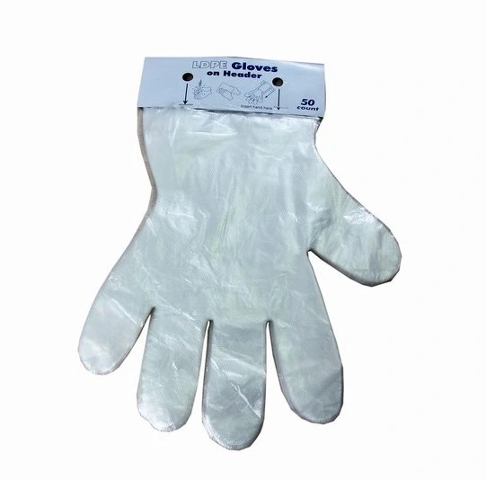Cheap Disposable Polyethylene HDPE Gloves for Food Handling Use