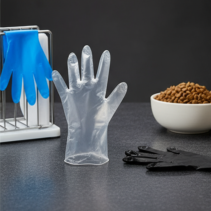 Eco-Friendly Disposable Biodegradable TPE CPE PE Gloves for Home Use