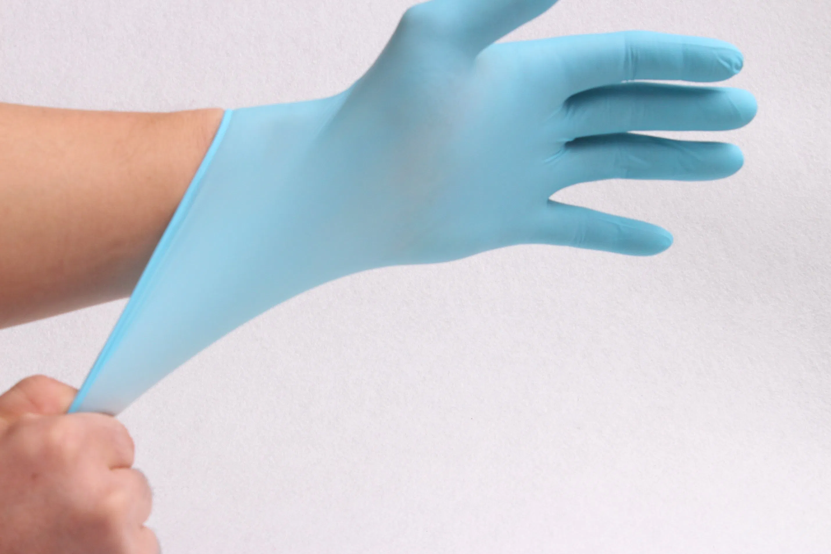 Disposable Nitrile Gloves Blue Nitrile Powder Free Gloves Protective Gear Working Nitrile Glove