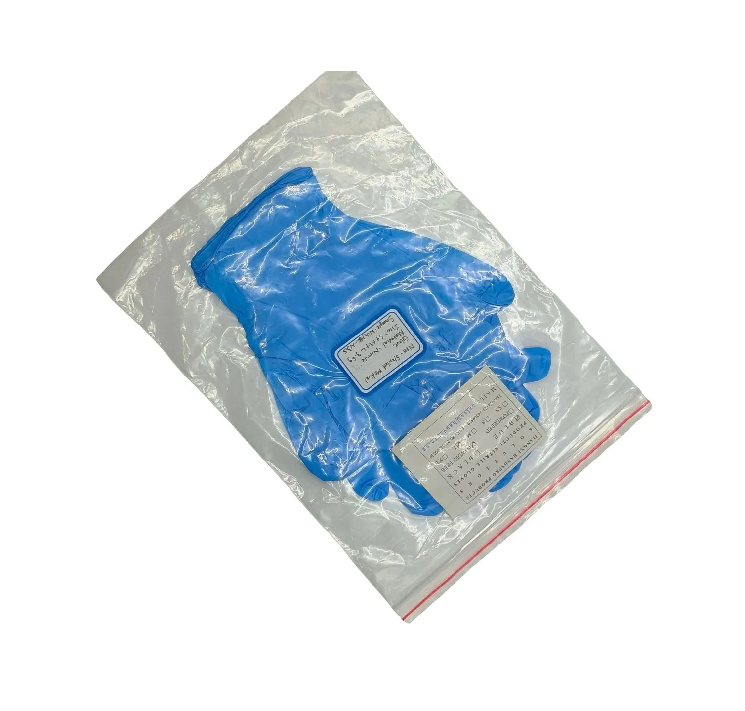 Disposable Durable Latex Nitrile Gloves Powdered Smooth Laboratory Use High Elasticity