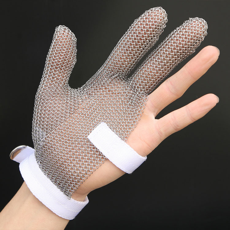 Cut Resistant Stainless Steel Metal Mesh Chainmail Gloves for Food Handling Meat Cutting Butchers Slicing Work Safety Gloves