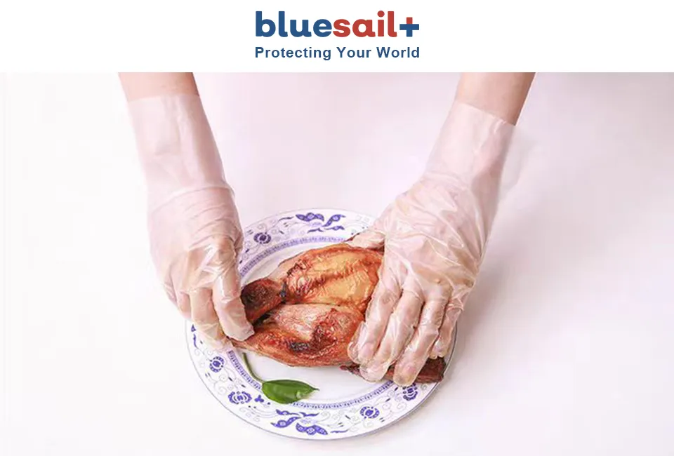 Disposable LDPE Gloves Detail